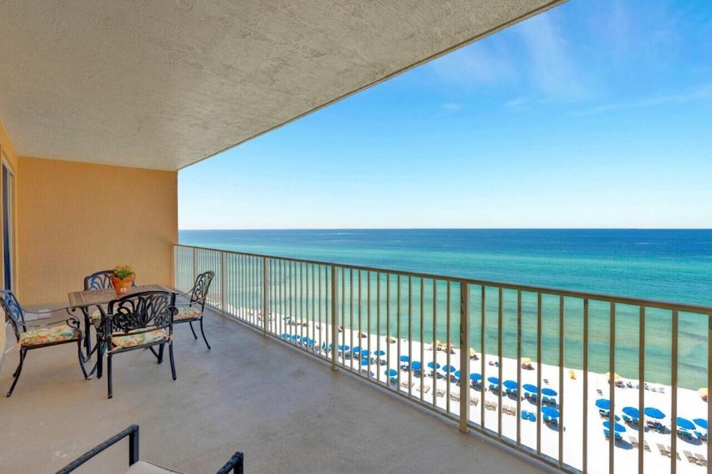 Treasure Island 707 - Gulf Front, Sunset Views, Heated Resort Pool & Hot Tub! Panama Stadt Exterior foto