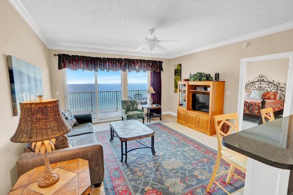 Treasure Island 707 - Gulf Front, Sunset Views, Heated Resort Pool & Hot Tub! Panama Stadt Exterior foto