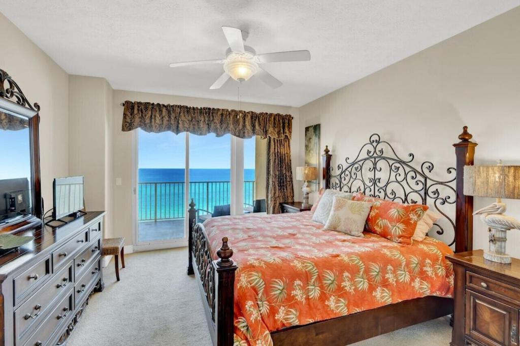 Treasure Island 707 - Gulf Front, Sunset Views, Heated Resort Pool & Hot Tub! Panama Stadt Exterior foto