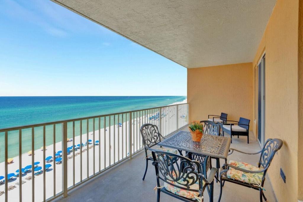 Treasure Island 707 - Gulf Front, Sunset Views, Heated Resort Pool & Hot Tub! Panama Stadt Exterior foto