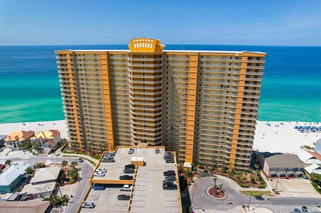 Treasure Island 707 - Gulf Front, Sunset Views, Heated Resort Pool & Hot Tub! Panama Stadt Exterior foto