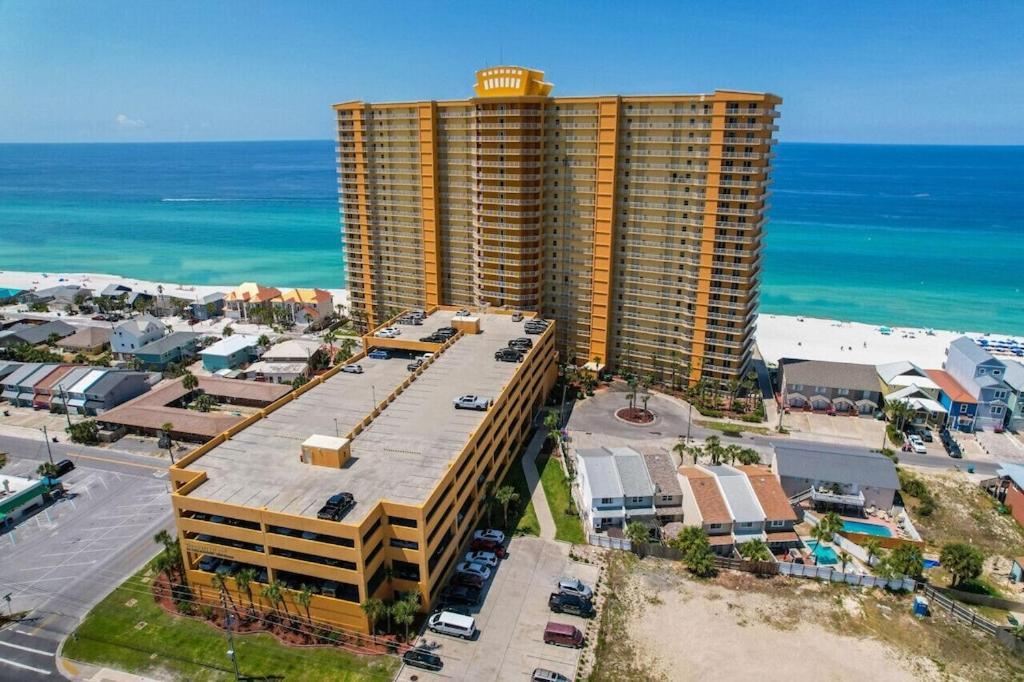 Treasure Island 707 - Gulf Front, Sunset Views, Heated Resort Pool & Hot Tub! Panama Stadt Exterior foto